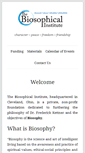 Mobile Screenshot of biosophical.org